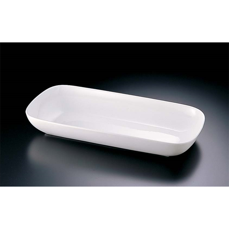 グランデビアンカ　ラウンド長角プラター GB3434（M） 1箱（ご注文単位1箱）【直送品】