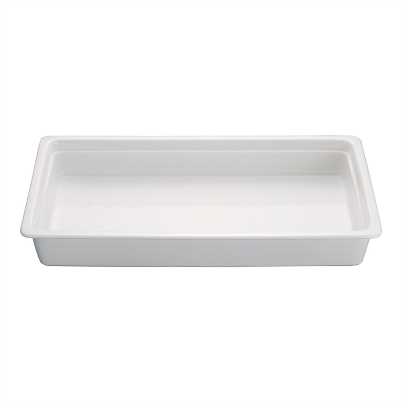 ロイヤル陶器製 角ガストロノームパン PB625-11 1/1 ホワイト 1箱(ご注文単位1箱)【直送品】