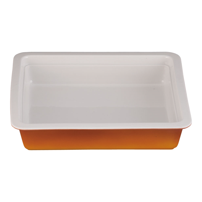 ロイヤル陶器製 角ガストロノームパン PC625-23 2/3 カラー 1箱(ご注文単位1箱)【直送品】