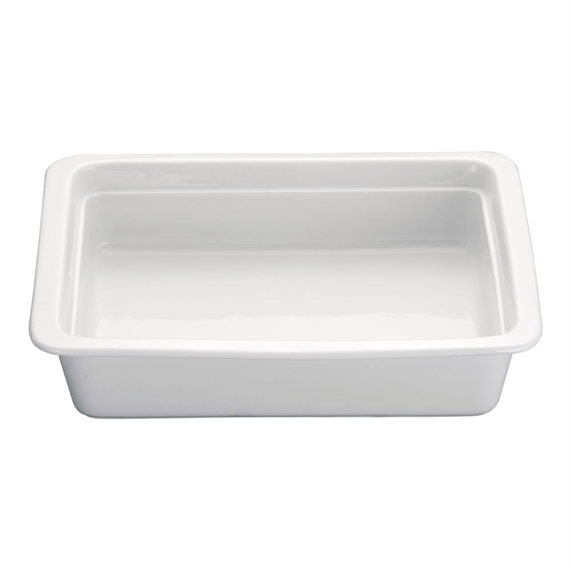 ロイヤル陶器製 角ガストロノームパン PB625-12 1/2 ホワイト 1箱(ご注文単位1箱)【直送品】