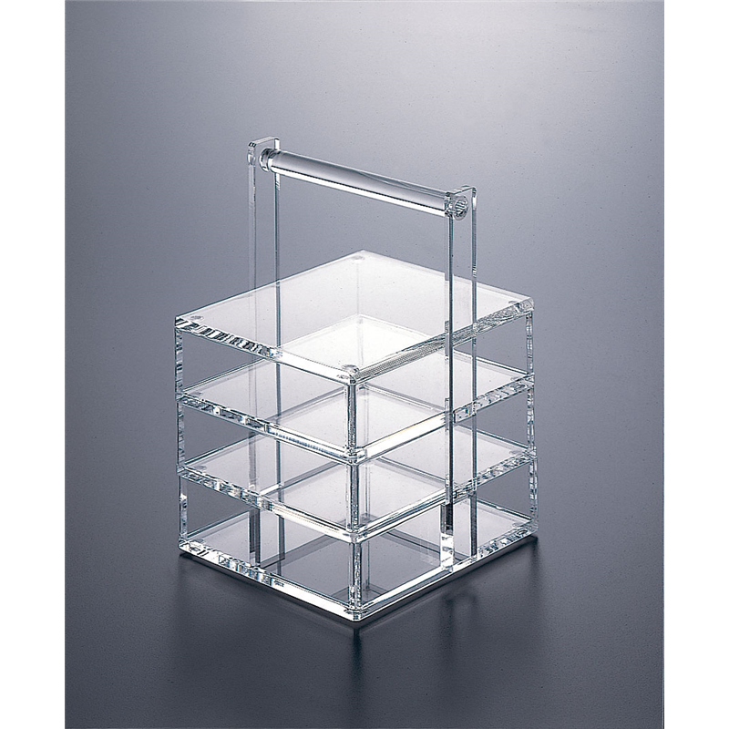 アクリル お重手付 S OJ-S-C 1箱(ご注文単位1箱)【直送品】