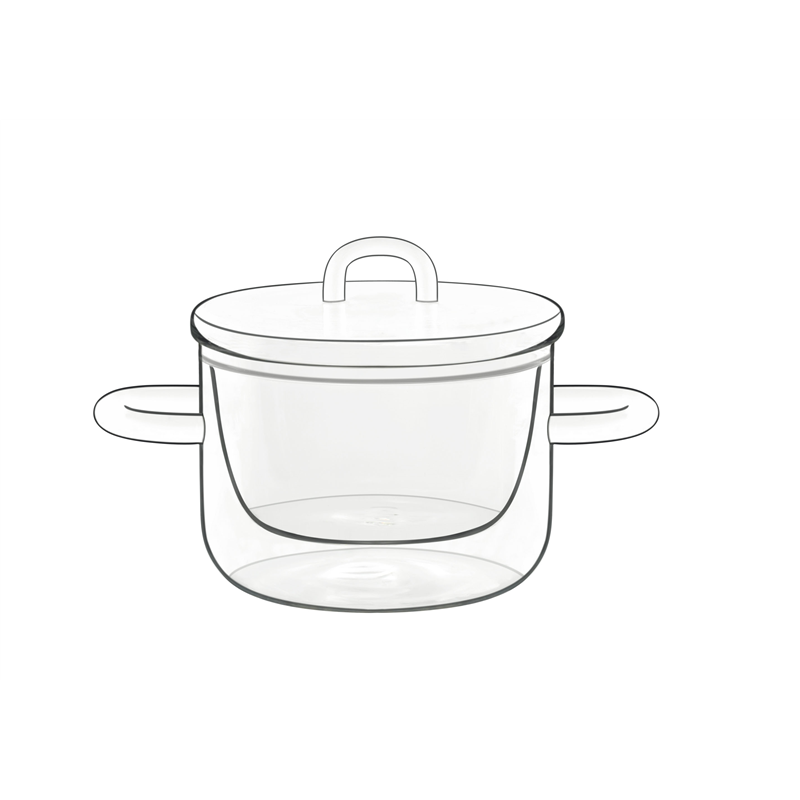 ダブルウォールフード＆デザイン（2ヶ入） ポット＆リッド11643／01 1箱（ご注文単位1箱）【直送品】