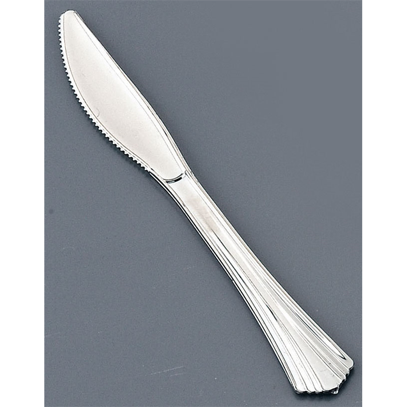 プラシルバー　デザートナイフ B-M-001（40本入） 1個（ご注文単位1個）【直送品】