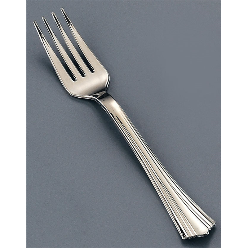 プラシルバー デザートフォーク B-M-002(40本入) 1個(ご注文単位1個)【直送品】