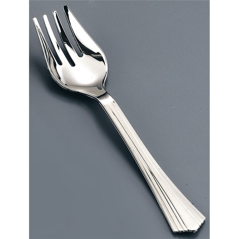 プラシルバー サラダサービスフォーク B-L-002(10本入) 1個(ご注文単位1個)【直送品】