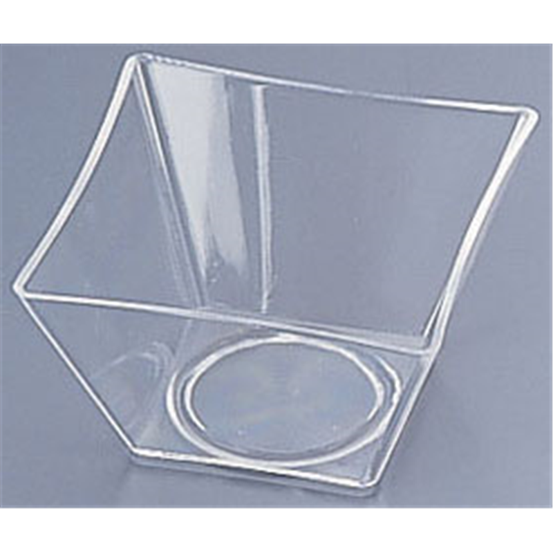 ソリア　ミニキューブカーブエッジ50個入 PS32161　クリア 1袋（ご注文単位1袋）【直送品】