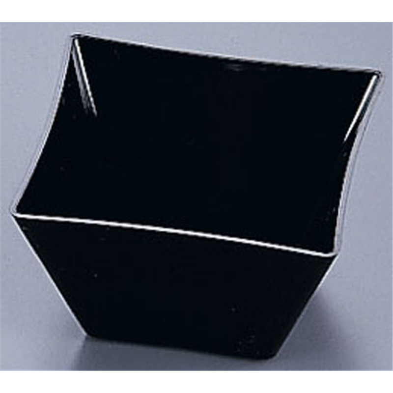 ソリア　ミニキューブカーブエッジ50個入 PS32163　ブラック 1袋（ご注文単位1袋）【直送品】