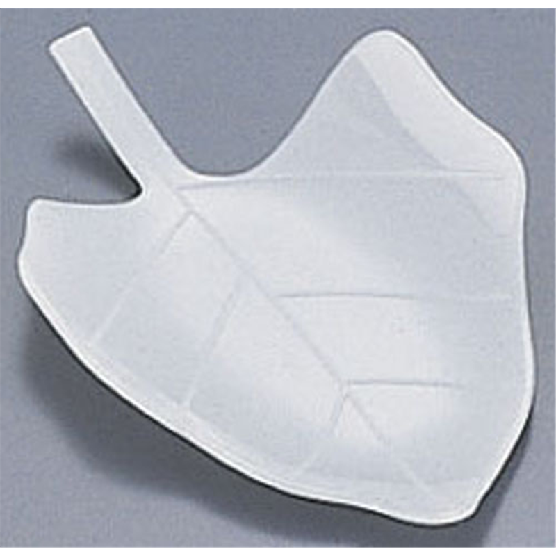 ソリア　リーフプレート　（50個入） PS32142　ホワイト 1袋（ご注文単位1袋）【直送品】