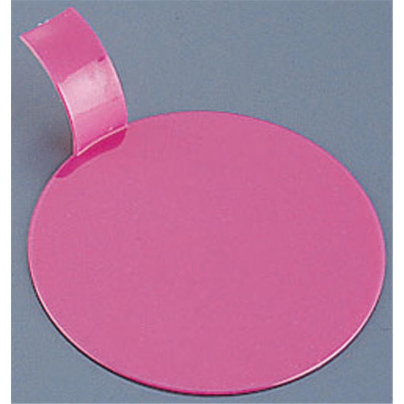 ソリア　ディスクケーキプレート　100入 PS32207　ピンク　　8cm 1袋（ご注文単位1袋）【直送品】