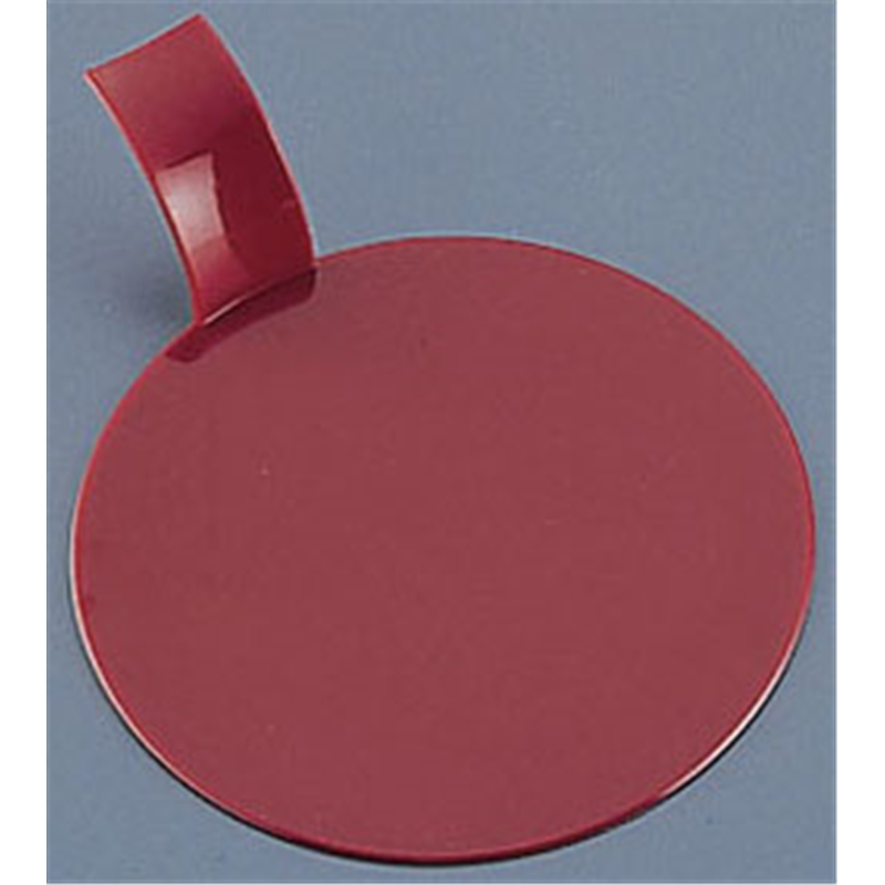 ソリア　ディスクケーキプレート　100入 PS32209ワインレッド8cm 1袋（ご注文単位1袋）【直送品】