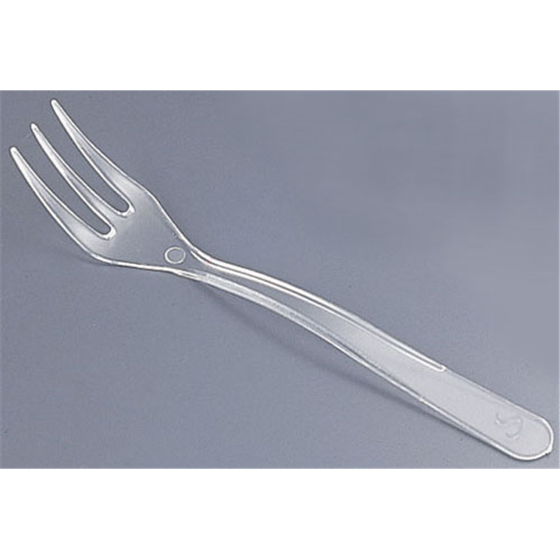 ソリア　ミニフォーク　（250本入） CS50703　クリアー 1袋（ご注文単位1袋）【直送品】