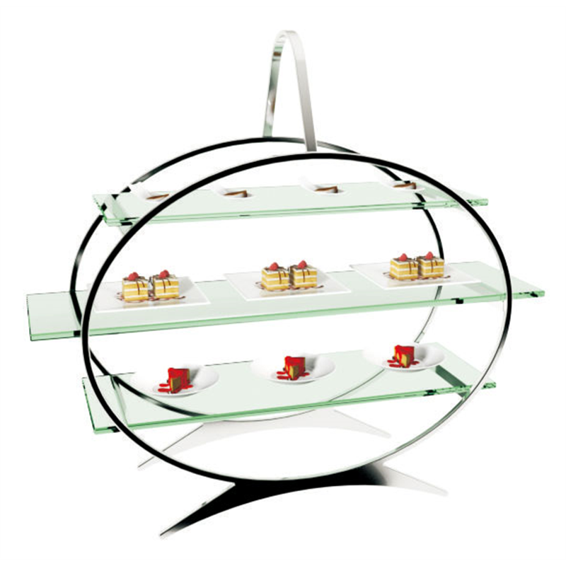 KINGO　オーバルフードフレーム 大（ガラスプレート） 1個（ご注文単位1個）【直送品】