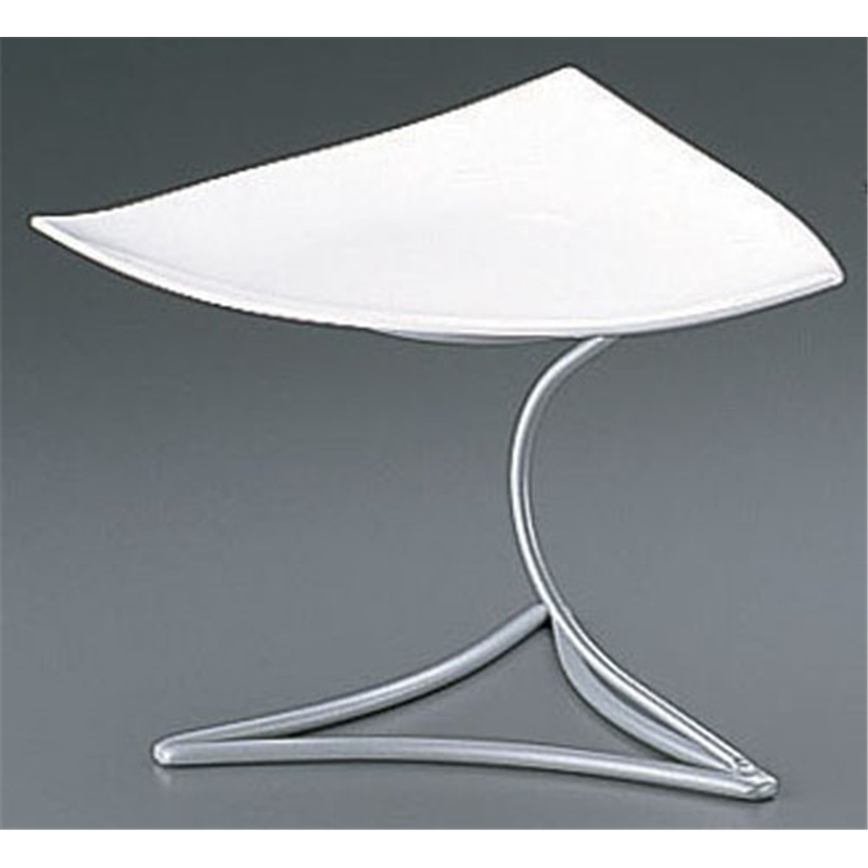 ML　アイアンシェイププレートスタンド Cod.408.01ホワイト 1箱（ご注文単位1箱）【直送品】