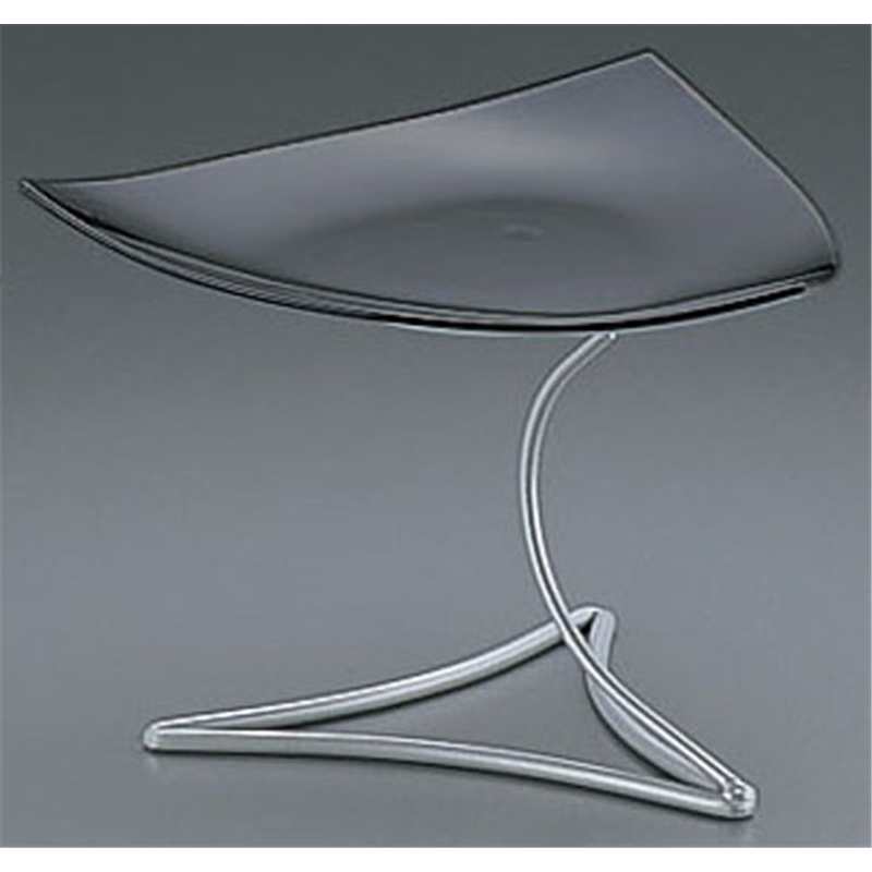 ML　アイアンシェイププレートスタンド Cod.408.02ブラック 1箱（ご注文単位1箱）【直送品】