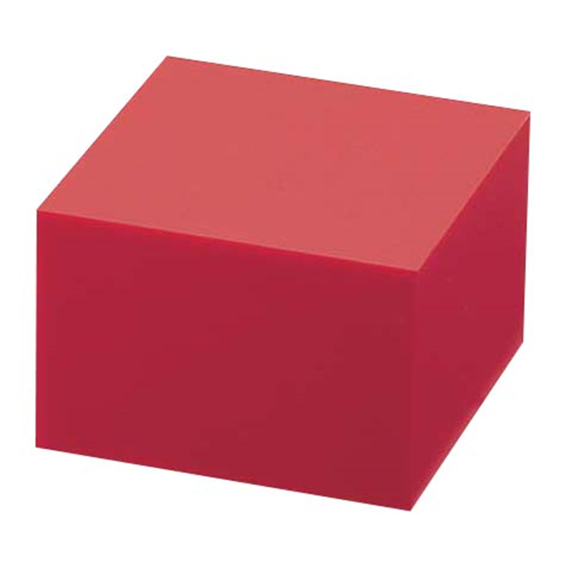 アクリル　ディスプレイBOX　小 朱マット　B30-7 1箱（ご注文単位1箱）【直送品】