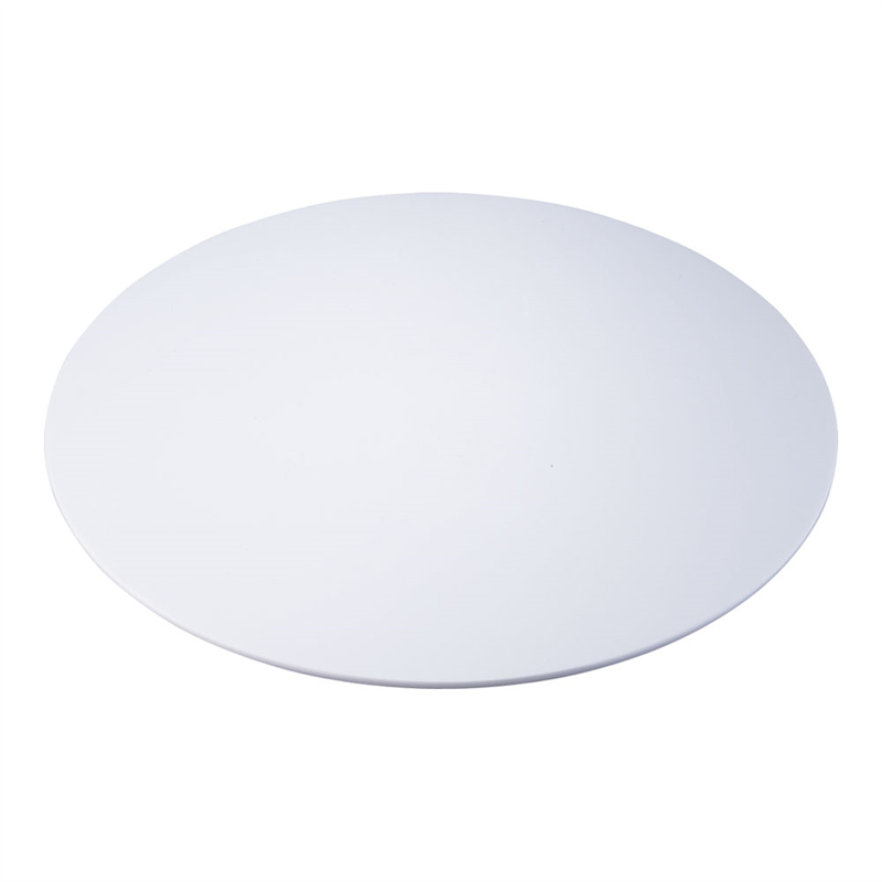 アクリルブッフェトレイ 丸ホワイト W0067 L 1箱(ご注文単位1箱)【直送品】