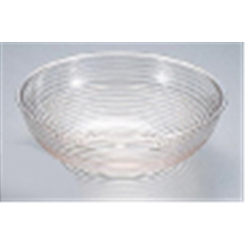 キャンブロ　丸型リブタイプサラダボール RSB12CW　（クリアー） 1個（ご注文単位1個）【直送品】