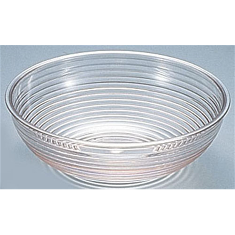 キャンブロ　丸型リブタイプサラダボール RSB23CW　（クリアー） 1個（ご注文単位1個）【直送品】