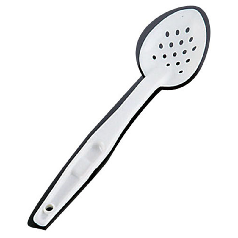 ポリカーボネイト　サービススプーン穴明 SPOP13CW　ホワイト 1個（ご注文単位1個）【直送品】