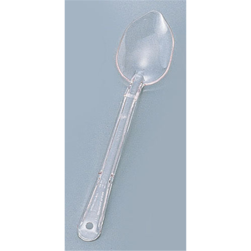 ポリカーボネイト　サービススプーン №4420　（穴なし）クリアー 1個（ご注文単位1個）【直送品】