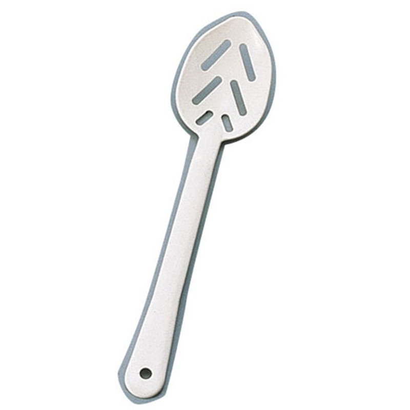 ポリカーボネイト　サービススプーン №4422　（長穴付）　　　白 1個（ご注文単位1個）【直送品】