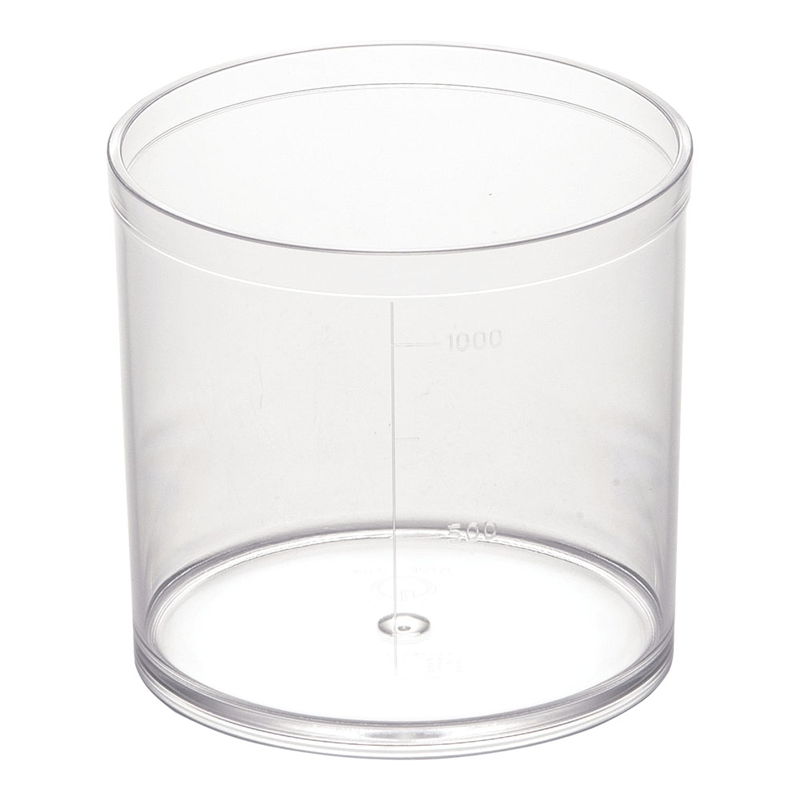 SAポリカーボネイト　多目的ポット （目盛付）　12cm 1箱（ご注文単位1箱）【直送品】