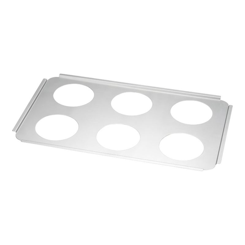 18-8ドレッシングポット専用プレート 6穴 1袋（ご注文単位1袋）【直送品】