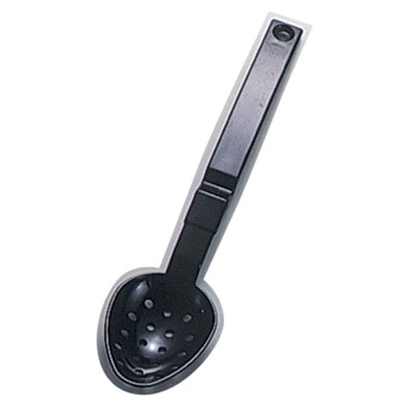 セントローマン　穴明サービススプーン 01585　ブラック 1個（ご注文単位1個）【直送品】