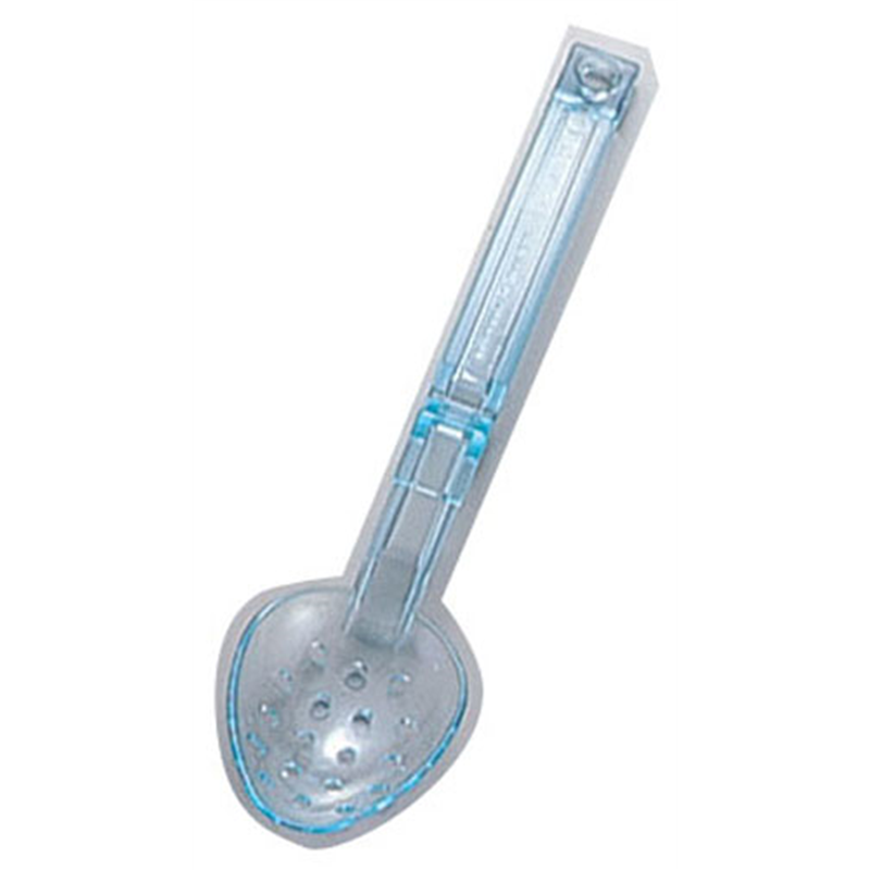 セントローマン　穴明サービススプーン 01557　グリーン 1個（ご注文単位1個）【直送品】