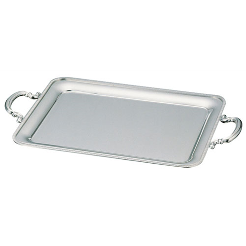 UK18-8菊渕角盆 16インチ（手無） 1袋（ご注文単位1袋）【直送品】