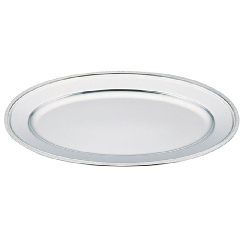 UK18-8菊渕小判皿 26インチ 1袋（ご注文単位1袋）【直送品】