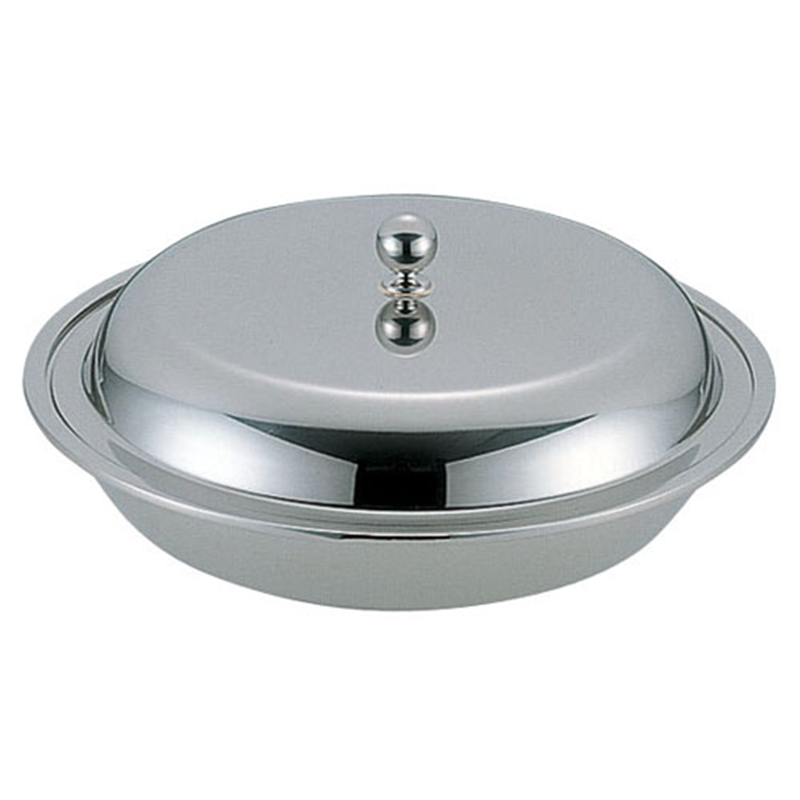 UK18-8ロイヤル丸エントレーデッシュ 10インチ 1個（ご注文単位1個）【直送品】