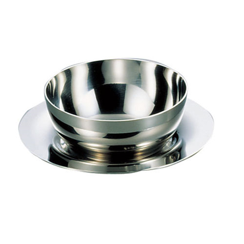 UK18-8フィンガーボールソーサーセット  1個（ご注文単位1個）【直送品】