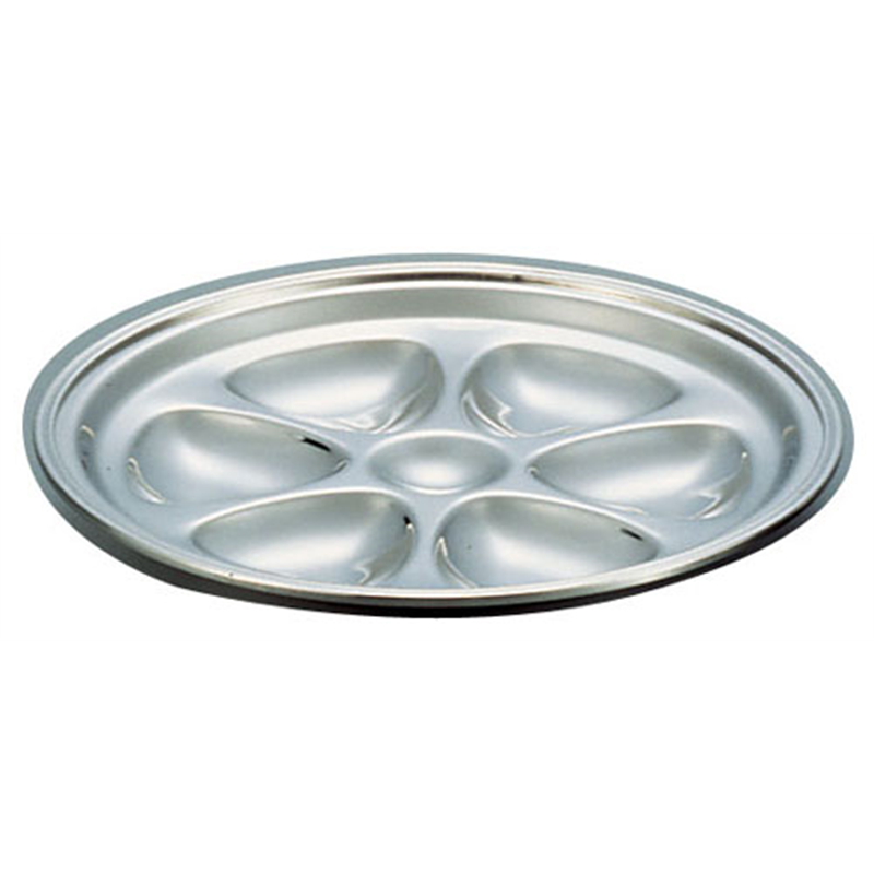 UK18-8B渕オイスタープレート  1個（ご注文単位1個）【直送品】