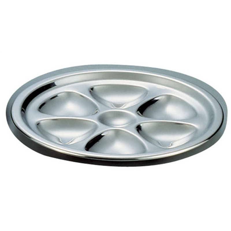 UK18-8巻渕オイスタープレート  1個（ご注文単位1個）【直送品】