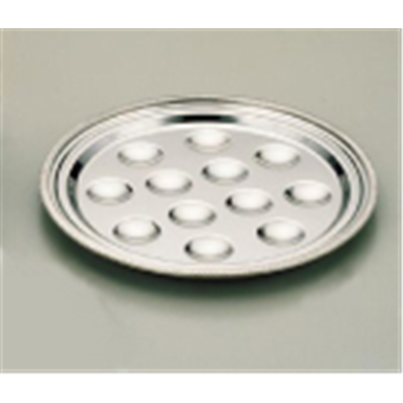 SW18-8　12穴エスカルゴ皿 B渕 1袋（ご注文単位1袋）【直送品】