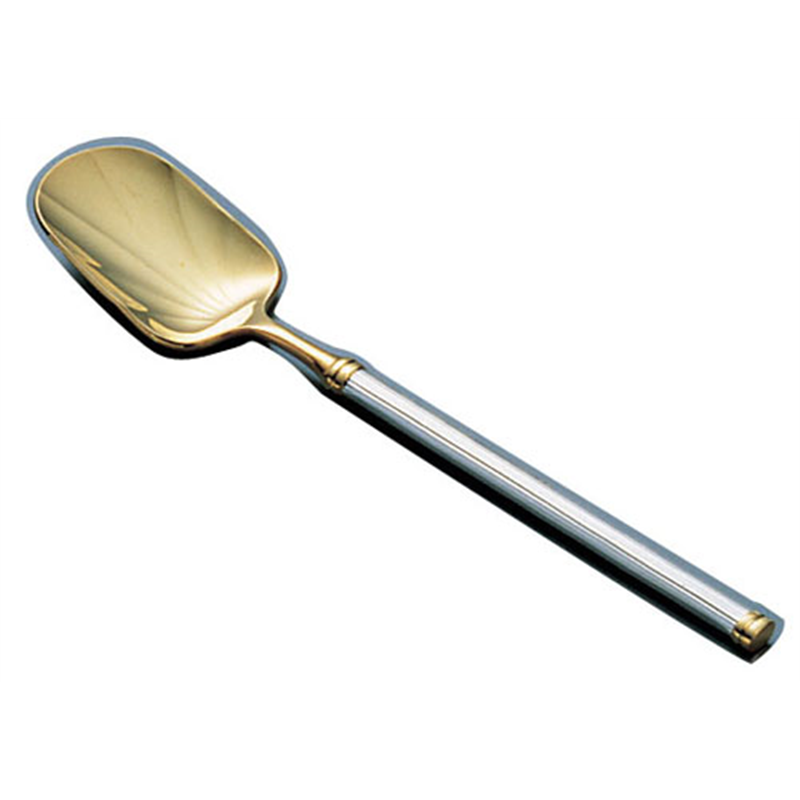 洋白UKキャビアスプーン　A （銀メッキ・部分金仕上げ） 1個（ご注文単位1個）【直送品】