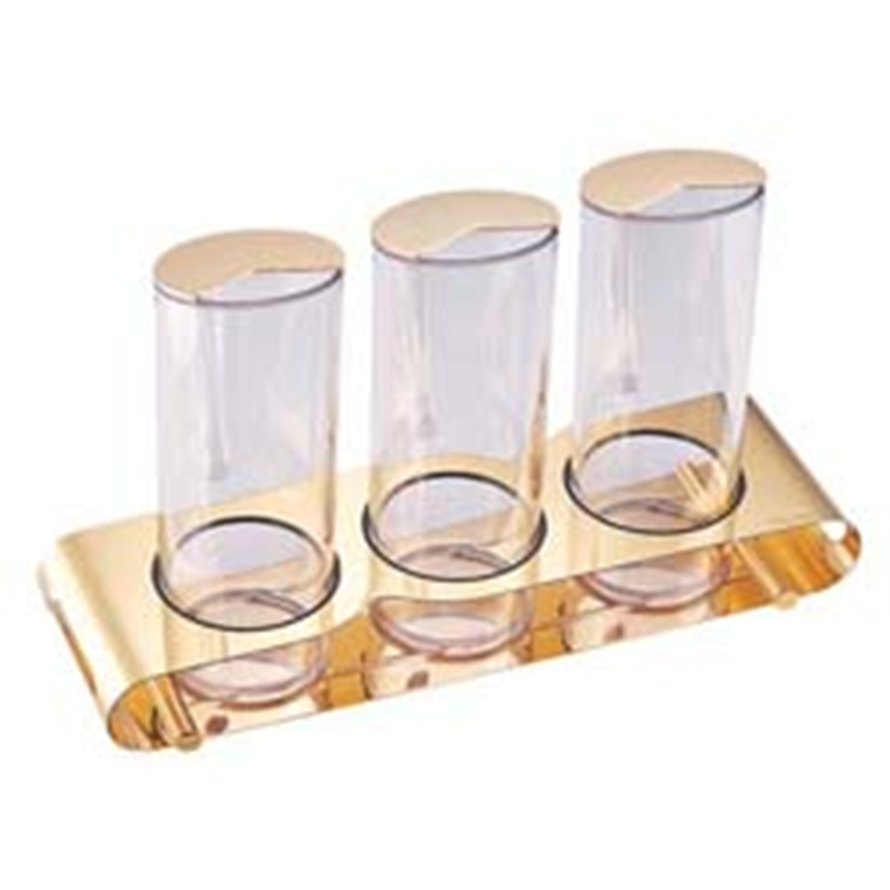 シリアル＆ジュースポット3連　ゴールド ETO-045G002 1箱（ご注文単位1箱）【直送品】