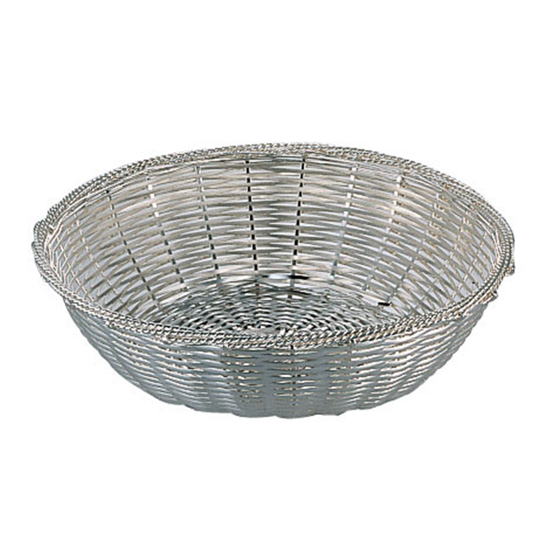 手編みバスケット　丸　浅型 03411040 1個（ご注文単位1個）【直送品】