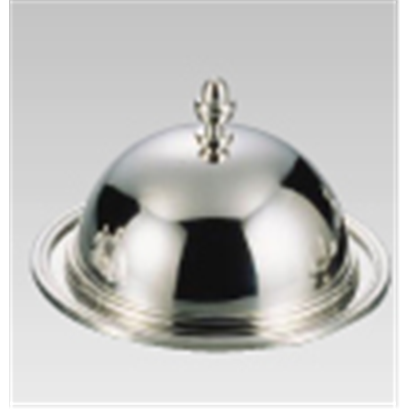 UK18-8ドームカバーバターディッシュ  1箱（ご注文単位1箱）【直送品】