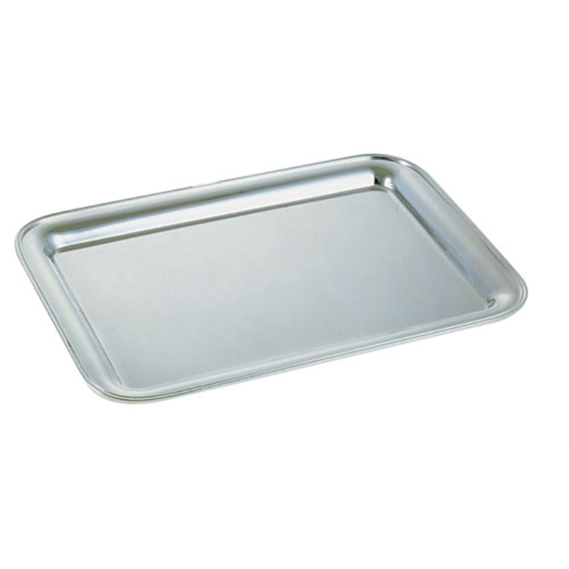 真鍮ブラスシルバー　角盆 32インチ 1個（ご注文単位1個）【直送品】