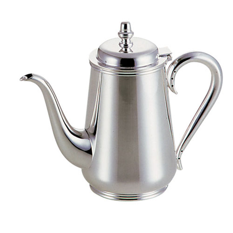 洋白3.8μ東型コーヒーポット 4人用 1個（ご注文単位1個）【直送品】