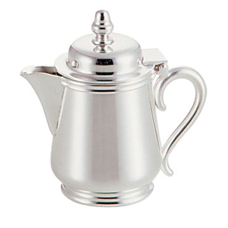 洋白3.8μ東型ミルクポット 2人用 1個（ご注文単位1個）【直送品】