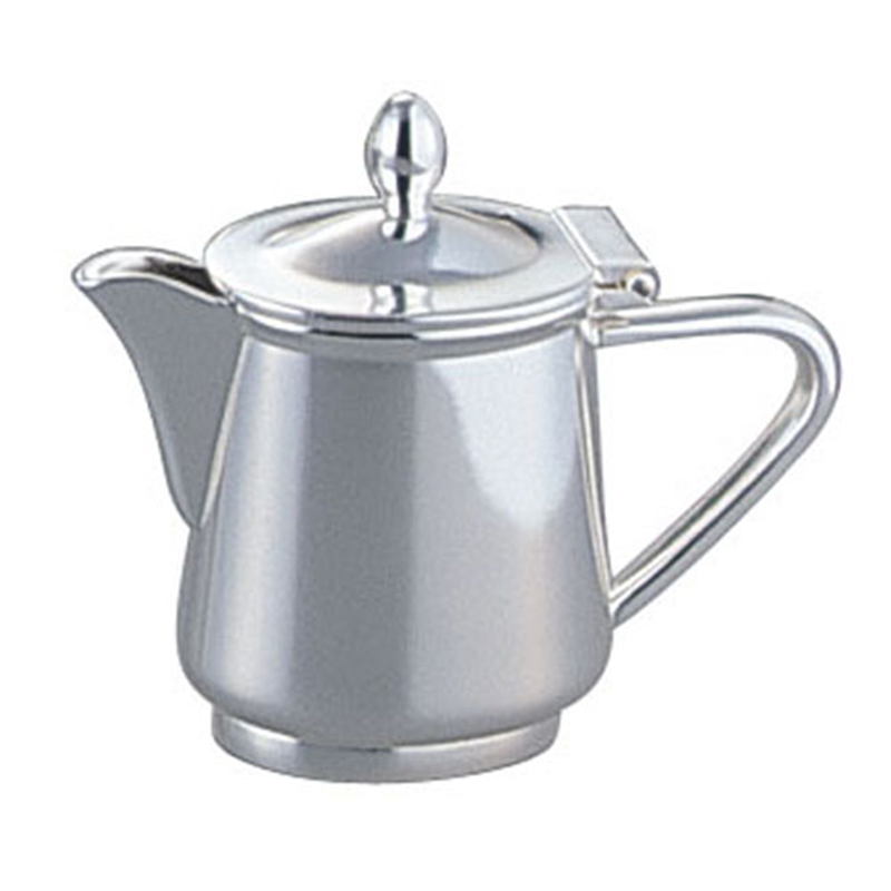 洋白3.8μ小判型ミルクポット 5人用 1個（ご注文単位1個）【直送品】