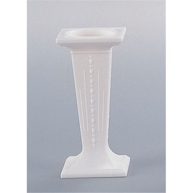 角ウェディング・ケーキピラー ホワイト　4613O 1個（ご注文単位1個）【直送品】