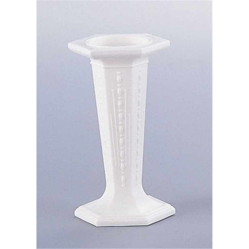 六角ウェディング・ケーキピラー ホワイト　4603O 1個（ご注文単位1個）【直送品】