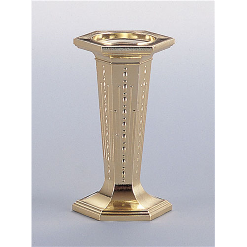 六角ウェディング・ケーキピラー ゴールド　4600O 1個（ご注文単位1個）【直送品】