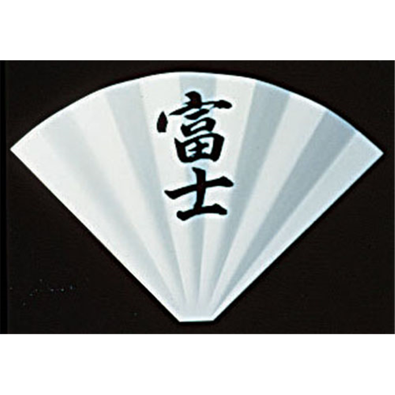 SW　テーブルナンバースタンド　プレート 扇型白色波付 1個（ご注文単位1個）【直送品】