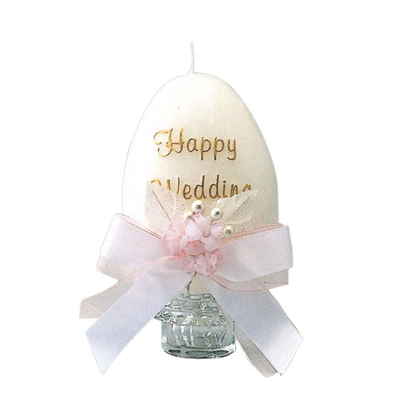 メモリアルキャンドル　オーバル （W）ホワイト 1箱（ご注文単位1箱）【直送品】