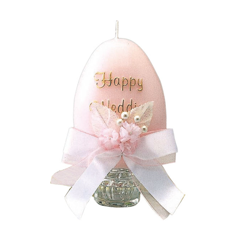 メモリアルキャンドル　オーバル （P）ピンク 1箱（ご注文単位1箱）【直送品】